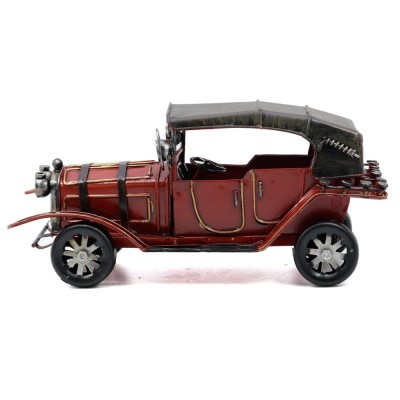 Mettle New Arrival Length 22CM Antique Style Metal Car Vintage Old Car Model Handmade Article for Home Decoration