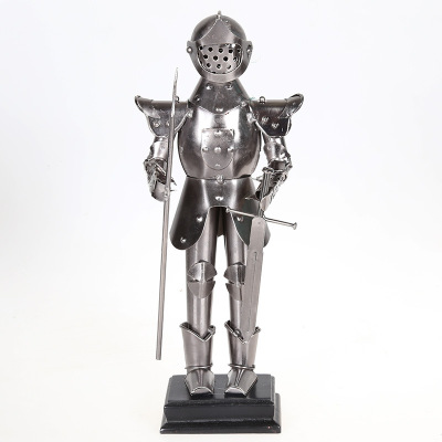 Mettle New Arrival Decorative Medieval Knight Figurine Model