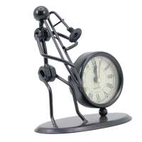 Mettle New Arrival Metal Crafts Clock Of Music Man