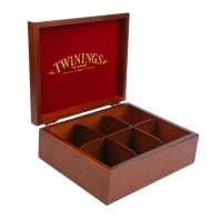 Factory Wholesale Custom 6 Compartments Wooden Tea Packaging Box