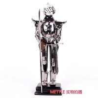 Mettle New Arrival Metal Craft Iron Spear warrior Model For Bar Decoration