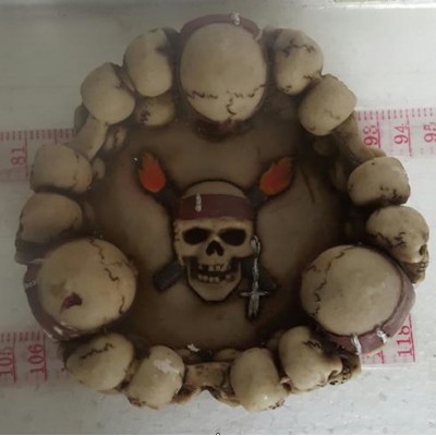 Wholesale Home Decoration Skull Heads Resin Cigar Ashtrays