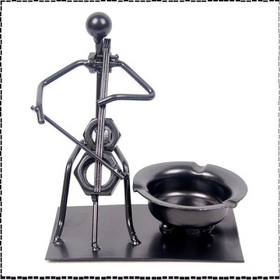 Metal Crafts Iron Ashtray Cello