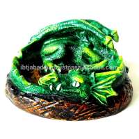 Wholesale Peru smoking accessories, Green Dragon resin ashtray