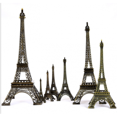 Vintage Design Metal Crafts Paris Eiffel Tower Model Home Desktop Decoration