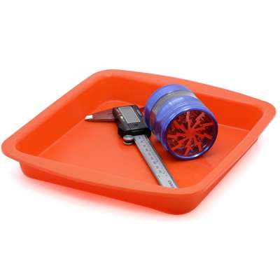 Single Color Squire Shape High Quality Silicone Tray